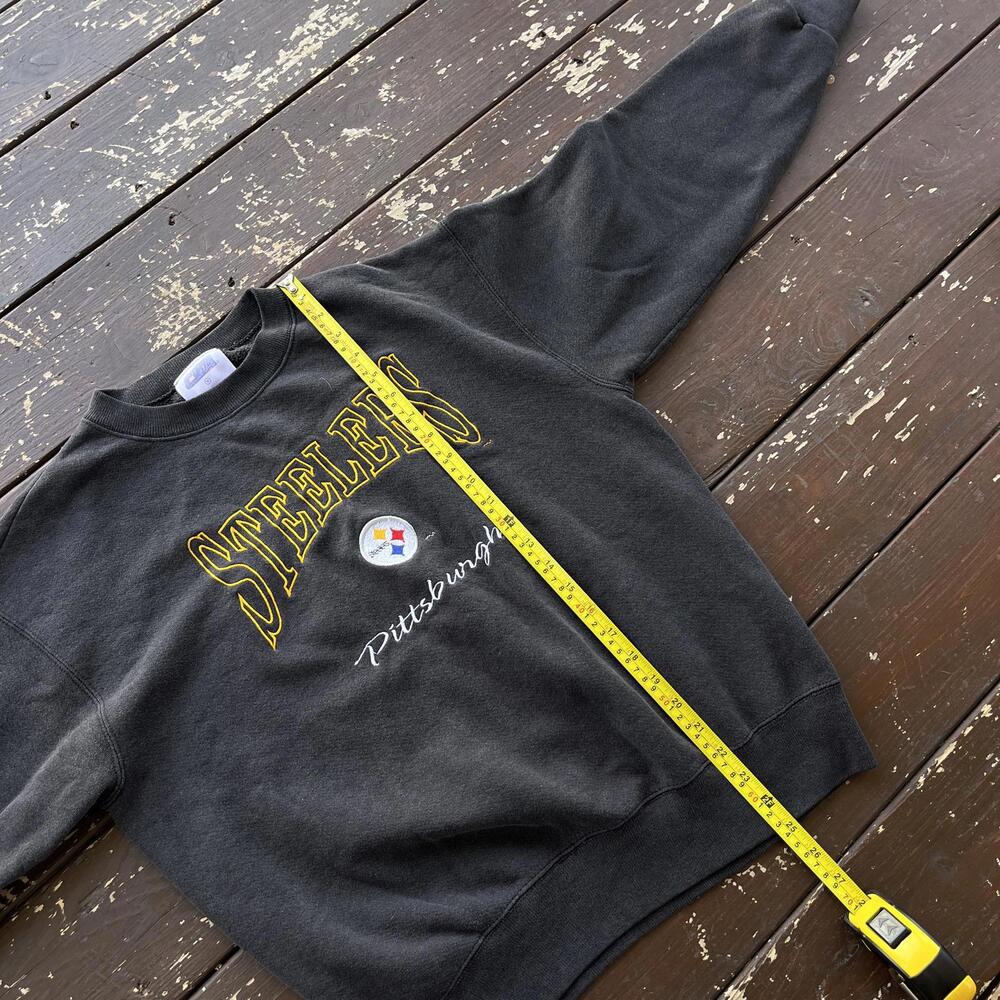 (M) Vintage 90s Pittsburgh Steelers NFL Crewneck Sweatshirt Embroidered - Picture 5 of 5